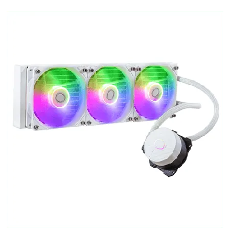 Cooler Master MasterLiquid 360L Core ARGB 360mm CPU Liquid Cooler (White)