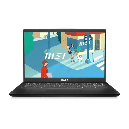 MSI Modern 15, Intel 13th Gen. i7-1355U, 40CM FHD 60Hz Laptop (16GB/512GB NVMe SSD/Windows 11/Intel Iris Xe Graphics/15.6 Inch/Classic Black/1.7 Kg),B13M-288IN