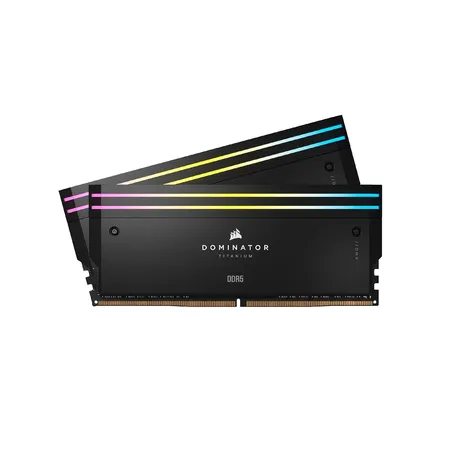 CORSAIR MEMORY CMP32GX5M2B6000C30 DOMINATOR TITANIUM 2 32GB (2 X 16GB) DDR5 6000 CL30-36-36-76 1.40V INTEL XMP MEMORY - BLACK
