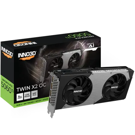 INNO3D GeForce RTX 5060 Ti 8GB TWIN X2 OC Graphics Card
