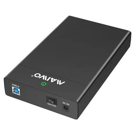 MAIWO K3568A USB3.0 to SATA 2.5/3.5" External Hard Drive Enclosure - Black