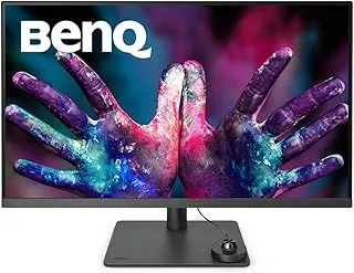 BenQ PD3205U 31.5" (80 cm) 3840 x 2160p LCD 4K IPS HDR10 Monitor| UHD| 99% sRGB| 99% Rec.709| |AQCOLOR Technology| Factory-Calibrated| Color Mode| Darkroom Mode|CAD/CAM Mode|Hotkey Puck G2|KVM(Grey)