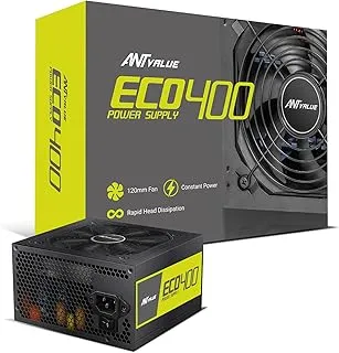 Ant Value ECO400 Non Modular Gaming Power Supply/PSU for PC