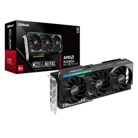 ASROCK Radeon RX 9070 XT Challenger 16GB AMD Graphic Card