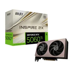 MSI Nvidia GeForce RTX 5060 Ti Inspire 2X OC 16GB GDDR7 Dual Fan Graphics Card