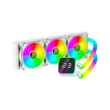 Ant Esports ICE-360 360mm Addressable RGB 2600 RPM AIO I CPU Liquid Cooler (White)