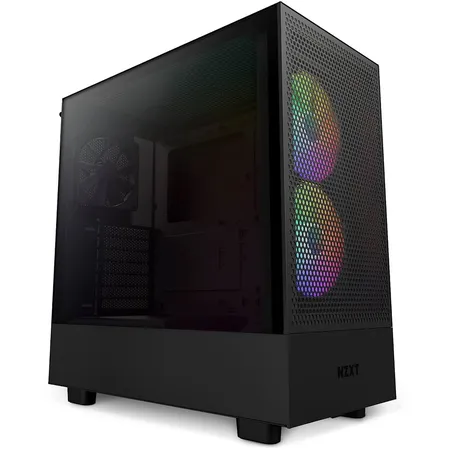 NZXT H5 Flow RGB (ATX) Mid Tower Cabinet (Black)