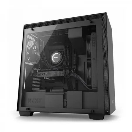 NZXT H710 ATX Mid Tower Cabinet With Tempered Glass Side Panel (Matte Black)