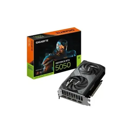 Gigabyte GeForce RTX 5050 WINDFORCE OC 8GB GDDR6 (GV-N5050WF2OC-8GD)