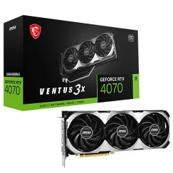 MSI GeForce RTX 4070 VENTUS 3X 12G OC 12GB GDDR6X Graphic Card