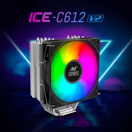 Ant Esports ICE-C612 V2 Fan with Heat Pipes All in one Cooler