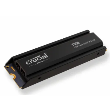 Crucial T500 500GB Gen4 NVMe M.2 Internal Gaming SSD, Up to 7200MB/s, Laptop & Desktop Compatible + 1mo Adobe CC All Apps - CT500T500SSD8
