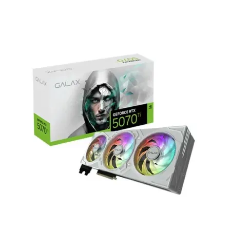 GALAX Geforce RTX 5070 Ti EX Gamer 1 Click OC White 16GB NVIDIA Graphic Card