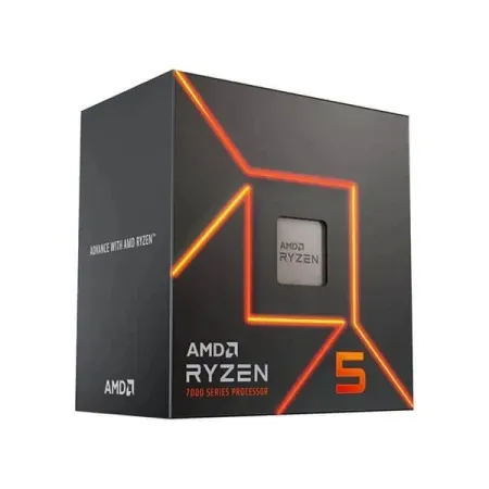 AMD Ryzen 5 7600 3.8 GHz Upto 5.1 GHz AM5 Socket 6 Cores 12 Threads 6 MB L2 32 MB L3 Desktop Processor