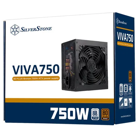 SilverStone VIVA 750 Bronze 750 Watt 80 Plus Bronze Power Supply