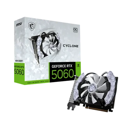 MSI GeForce RTX 5060 Ventus 2X OC White 8GB GDDR6 Graphics Card