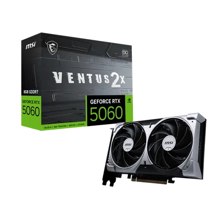 MSI GeForce RTX 5060 Ventus 2X OC 8GB Nvidia Graphic Card