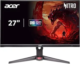 Acer Nitro XV272K V5 27 Inch UHD (3840x2160) IPS Agile Splendor Gaming Monitor | 160Hz Refresh, Delta E<1, FHD 320Hz Through DFR, G-Sync & FreeSync Compatible, Smart Dial, Eyesafe Certified – Black