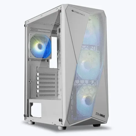 ZEBRONICS Orcus ARGB MATX Mid Tower Cabinet ( Black )