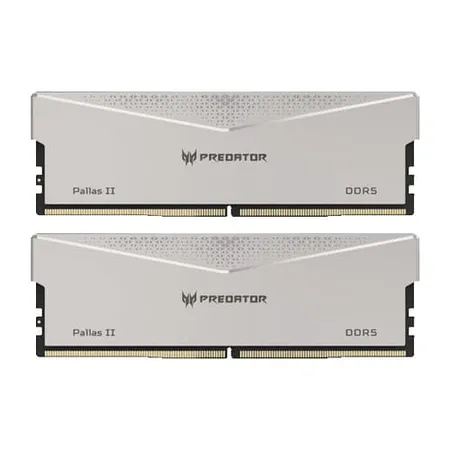 ACER Predator Pallas ll 64GB ( 32GBx2 ) DDR5 6000MHz RAM (Silver) ( CL30 )