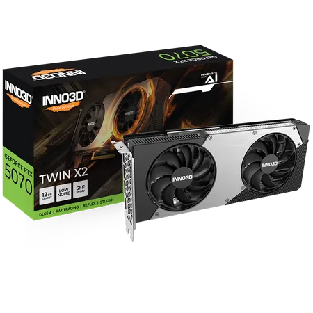 INNO3D GeForce RTX 5070 TWIN X2 12GB NVIDIA Graphic Card