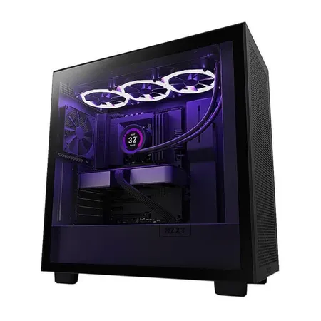 NZXT H7 Flow RGB ATX Mid Tower Cabinet (Black)