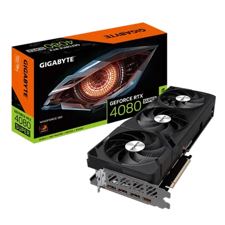 Gigabyte GeForce RTX 4080 SUPER WINDFORCE 16G Graphic Card GV-N408SWF3-16GD