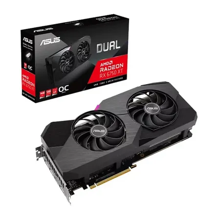 ASUS Dual Radeon RX 6750 XT OC Edition 12GB GDDR6 Graphic Card DUAL-RX6750XT-O12G
