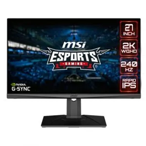 MSI Optix MAG274QRX 27 Inch 2K 240Hz IPS Panel 126% SRGB 1ms Nvidia G-Snyc Gaming Monitor