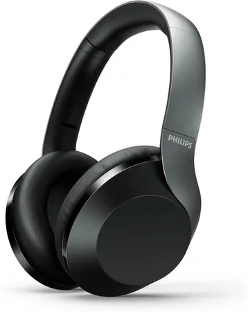 PHILIPS TAPH805BK/10 WIRELESS HEADPHONE WITH TOUCH CONTROL, ACTIVE NOISE CANCELLATION BLUETOOTH (BLACK, ON THE EAR)