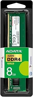 ADATA Premier 8GB 3200MHz U-DIMM DDR4 Desktop Memory, Single RAM Module, Supports Intel & AMD CPUs, XMP Profile Support, Fast Data Transfer, Enhanced Efficiency, AD4U32008G22-SGN