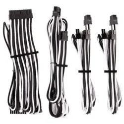 Corsair Premium Individually Sleeved PSU Cables Starter Kit Type 4 Gen 4 White-Black (CP-8920220)