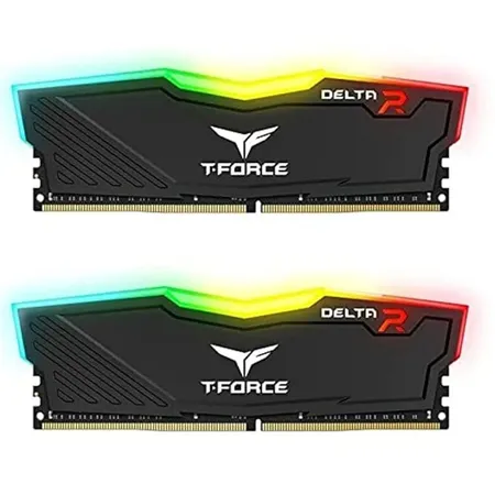 TEAMGROUP T-FORCE DELTA RGB 16GB (8GBX2) DDR4 3200MHZ DESKTOP RAM (BLACK)