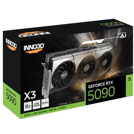 Inno3D Rtx 5090 X3 32Gb GDDR7 Graphics Card (N50903-32D7-37593928)