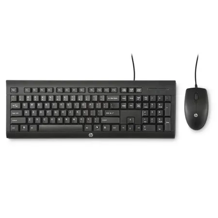 HP C2500 MULTIMEDIA SLIM USB WIRED KEYBOARD AND OPTICAL MOUSE COMBO (J8F15AA)
