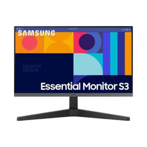 Samsung Essential Series 27 Inch Full HD IPS Panel with DP, HDMI Ports, AMD Free Sync, 4 ms, 100Hz Flat Monitor (LS27C334GAWXXL) Black