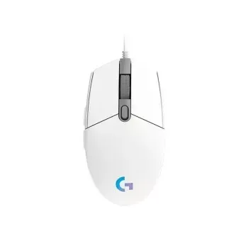 LOGITECH G203 LIGHTSYNC WIRED GAMING MOUSE WHITE