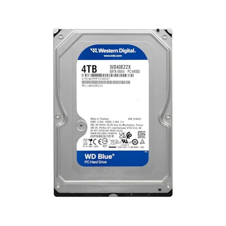 Western Digital WD Blue 4TB 5400RPM 3.5 Inch SATA Desktop Internal HDD