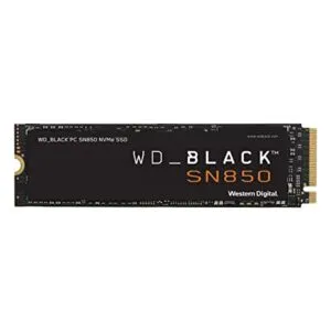 Western Digital Black SN850 500GB NVMe M.2 Internal Solid State Drive - Without Heatsink (WDS500G1X0E)