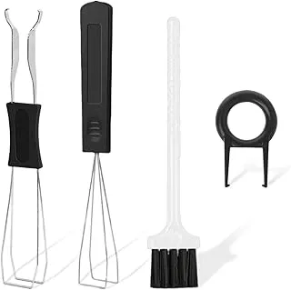 embroidery 4PCS Keycap Puller, Keycaps, Keyboard Key Remover, Cleaning Tools Essential Gadget for Daily Keyboard Maintenance, Portable for Mechanical Keyboards and Laptops