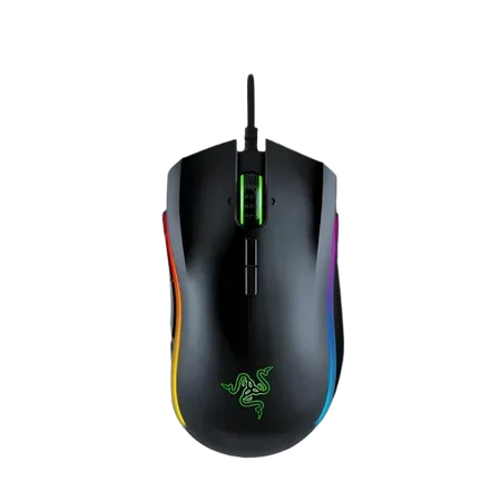 RAZER Mamba Elite Wired Ergonomic Gaming Mouse ( RZ01-02560100-R3M1 ) (16000DPI / 9 Macro Button ) ( Black )