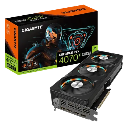 Gigabyte GeForce RTX 4070 Ti SUPER GAMING OC 16G Graphic Card GV-N407TSGAMING OC-16GD
