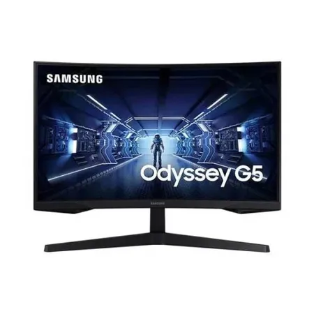 SAMSUNG Odyssey G5 LC27G55TQWNXZA 27 Inch 2K WQHD 144Hz VA Panel 125% SRGB 1MS AMD Freesync Gaming Monitor