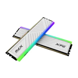 XPG SPECTRIX D35G RGB Gaming DDR4 RAM 16GB (2x8GB) 3200MHz CL16 Desktop Memory- White