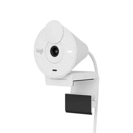 Logitech Brio 300 1080p Full HD Webcam with Noise Reducing Mic - Off White