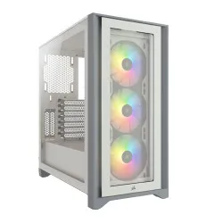 CORSAIR ICUE 4000X RGB MID-TOWER ATX CABINET WHITE