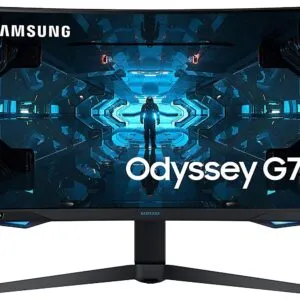 Samsung ODYSSEY G7 32 INCH CURVED MONITOR (1000R CURVED, 1MS Response Time, 240Hz Refresh Rate, FLICKER FREE, QHD VA PANEL, HDMI, Display Port)