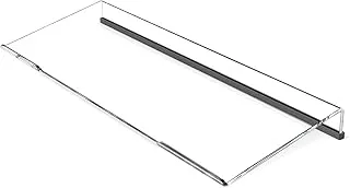 Beego Ergonomic Computer Keyboard Stand Holder Clear Acrylic Keyboard Riser Tilted Keyboard Holder Keyboard Tray with Black Non-Slip Strip for Easy Typing at Home School Office Desk Accessories