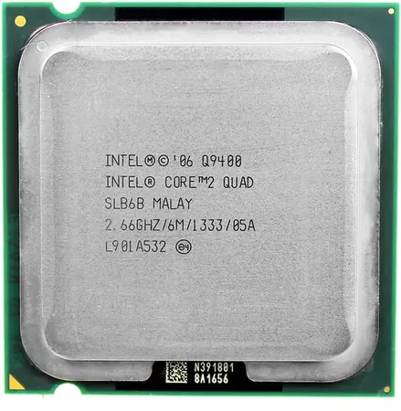 Intel Core 2 Quad Q9400 2.66 GHz LGA 775 Socket 4 Cores 4 Threads Desktop Processor