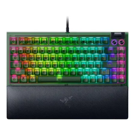 Razer BlackWidow V4 75% Hot-swap Enabled Mechanical Gaming Keyboard (Phantom White)